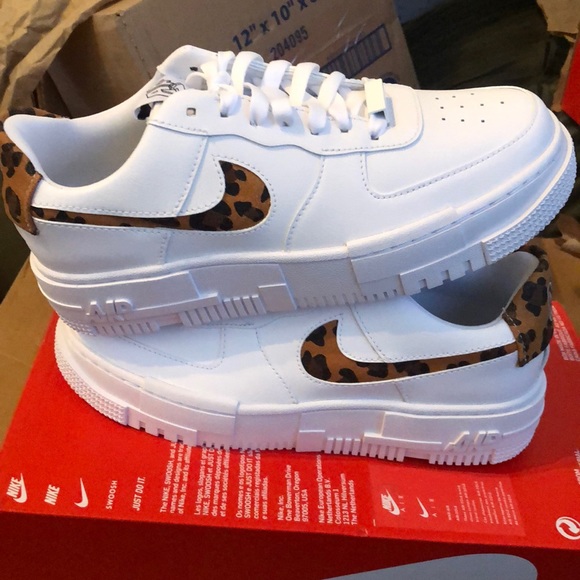 nike af1 pixel leopard